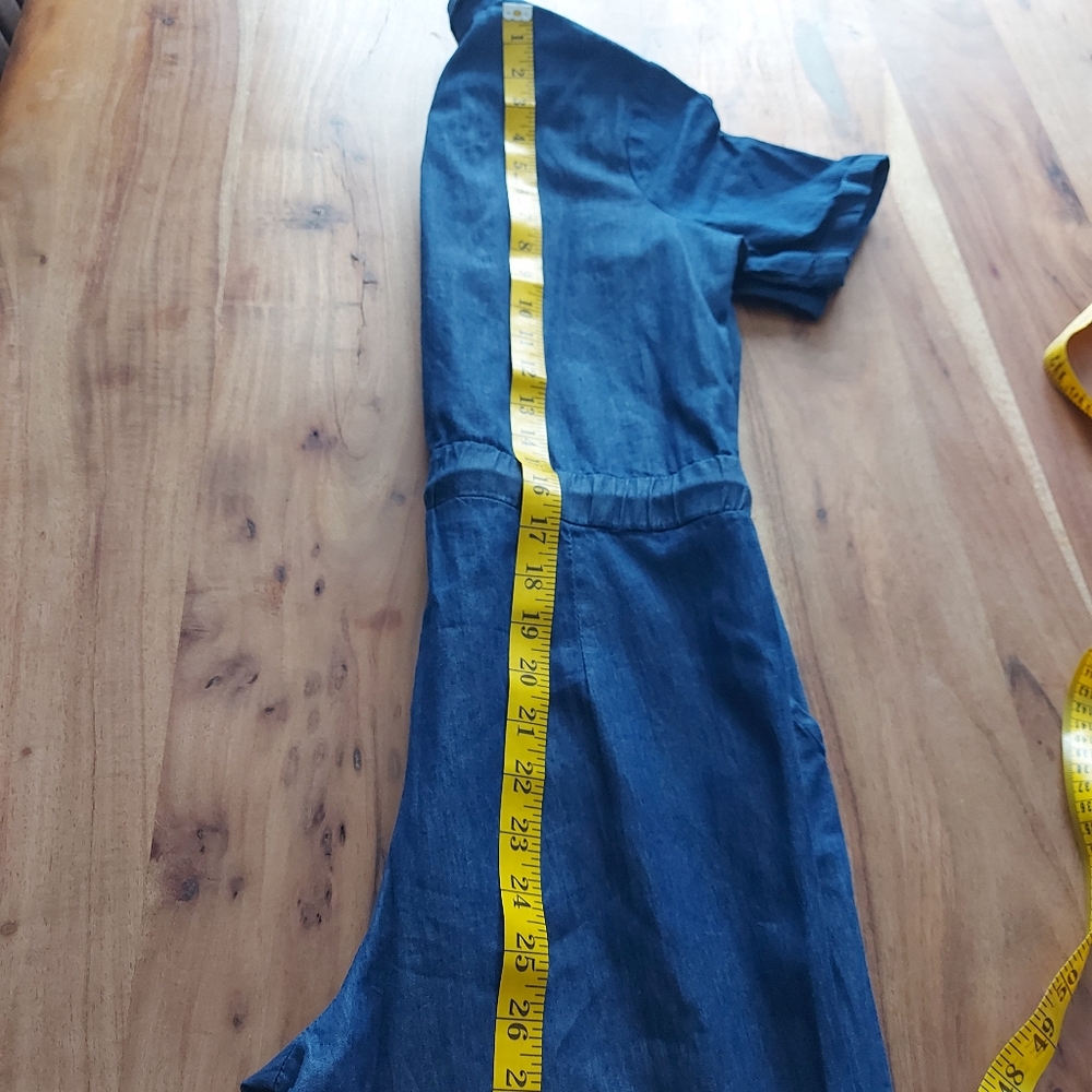 On S’en Fout des Garçons Blue Cotton Jumpsuit – Size 12 - Picture 15 of 16
